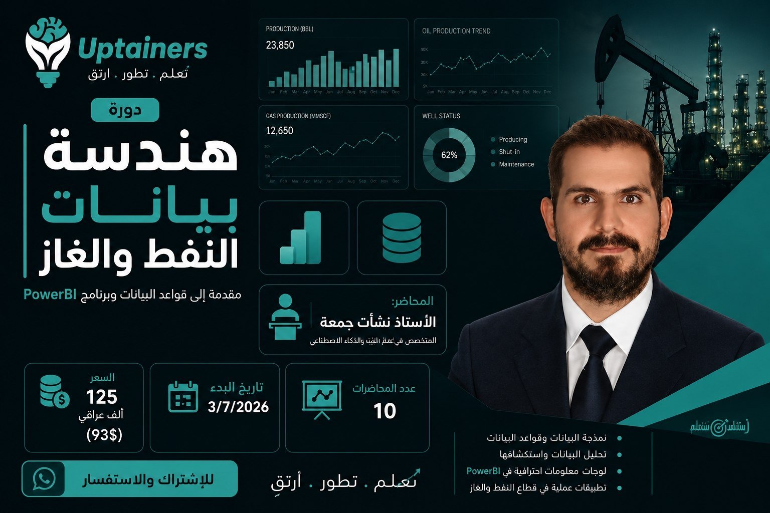 هندسة بيانات النفط والغاز 